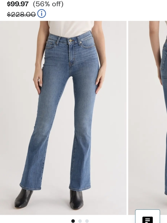 Frame Denim Denim - Frame Flare Jeans,  light wash, high-rise waist Frayed Hem Size 26